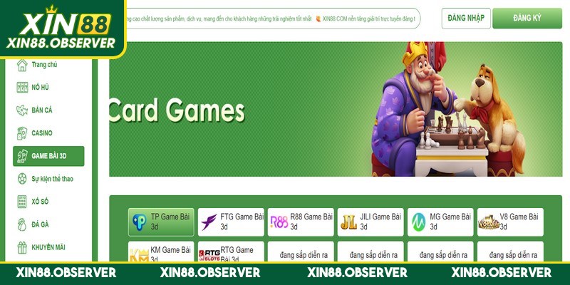 Game bài Xin88 mang đến cho người chơi cơ hội cược trọn vẹn